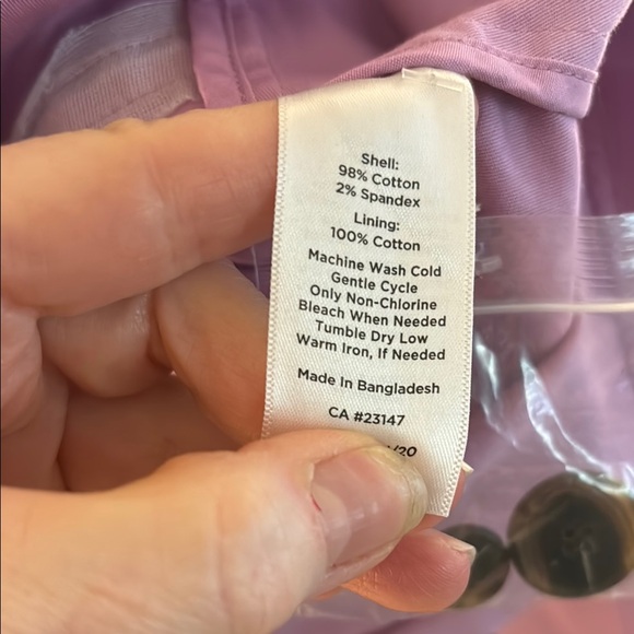 Talbots Lilac Blazer - Picture 6 of 7